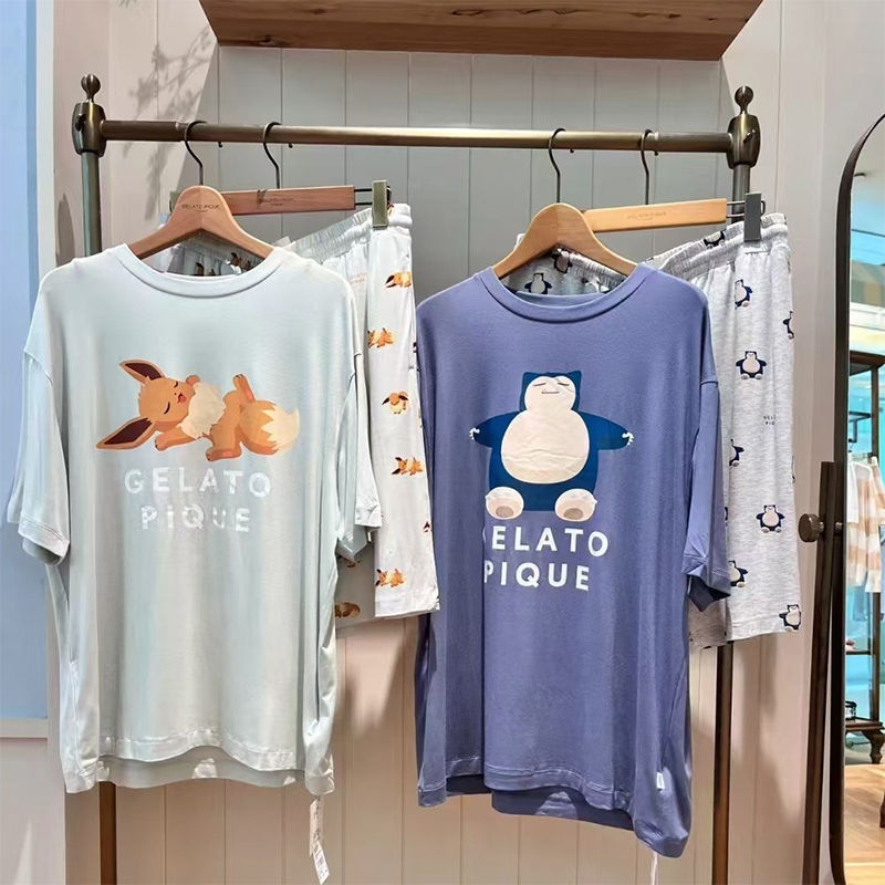 Summer House Clothing - Anime Cartoon Pokemon Zomer Thuispak Set