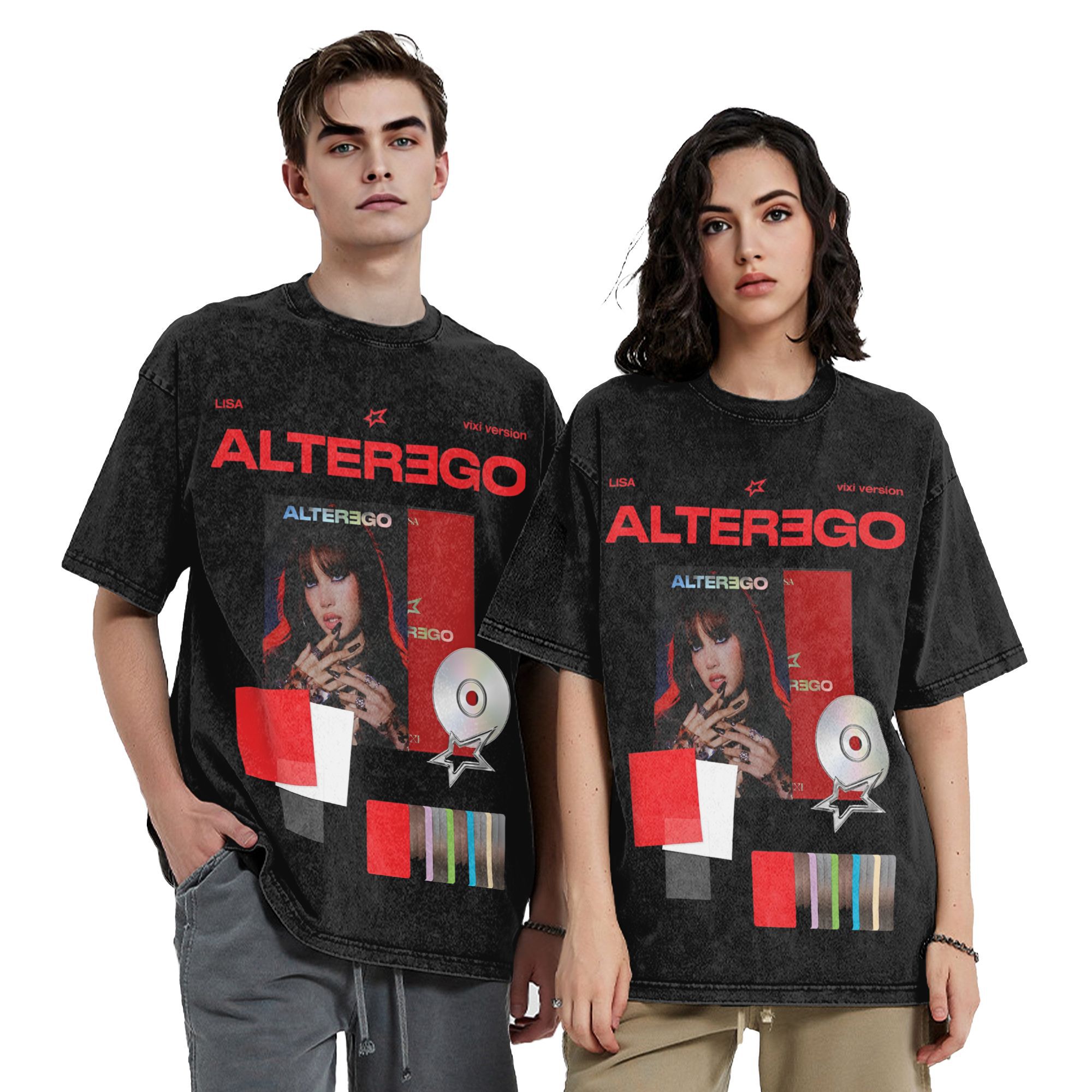 Summer Clothing Ego - Harajuku LISA Album ALTER EGO Grafische