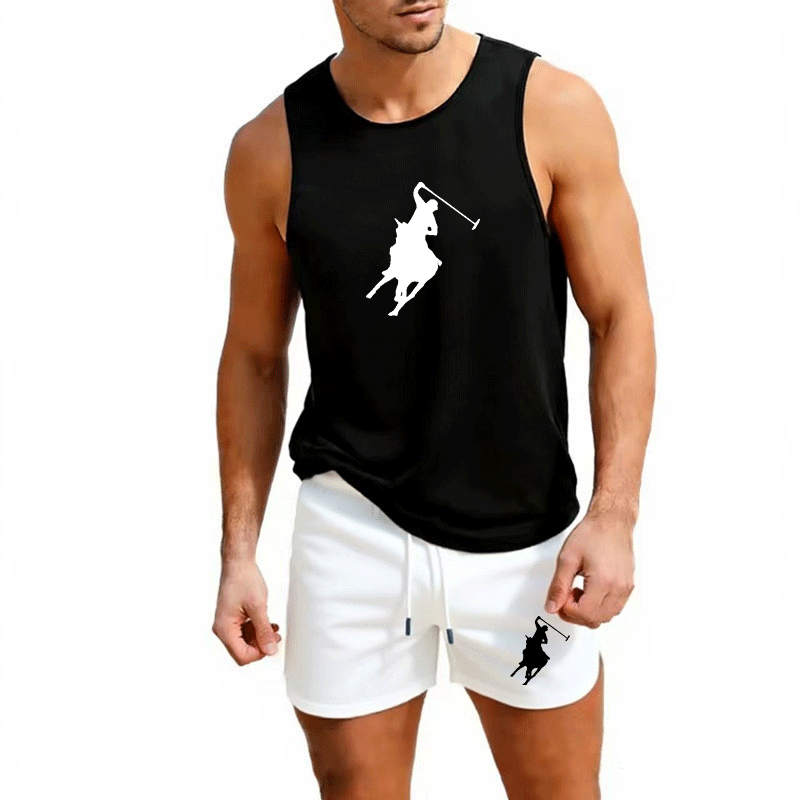Summer Clothing Mens - Europese Heren Zomer Vest en Shorts