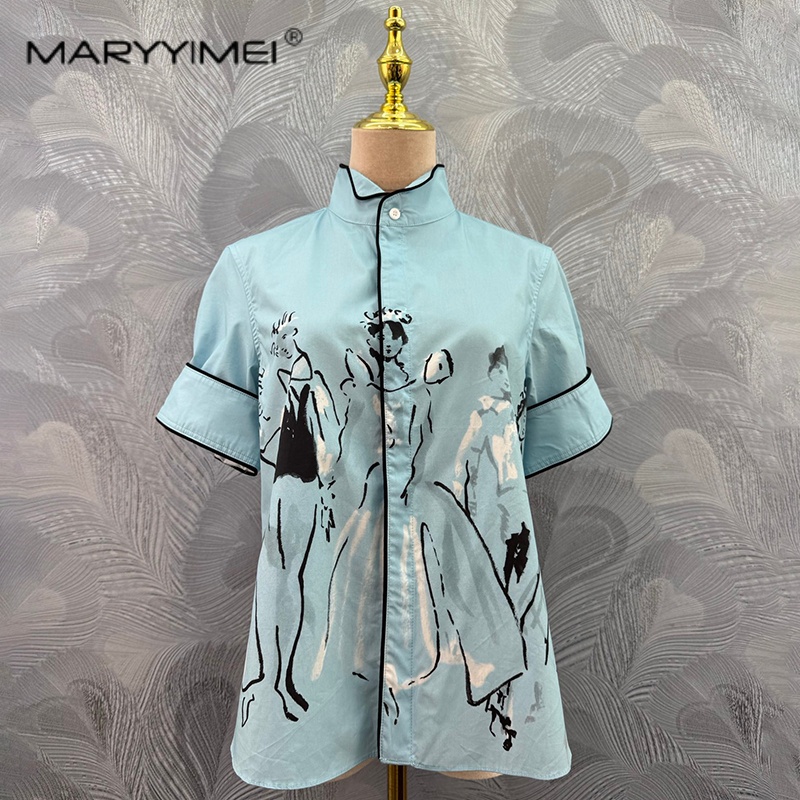 Summer Edition Clothing - MARYYIMEI Mode bedrukte dameskleding met karakteristieke
