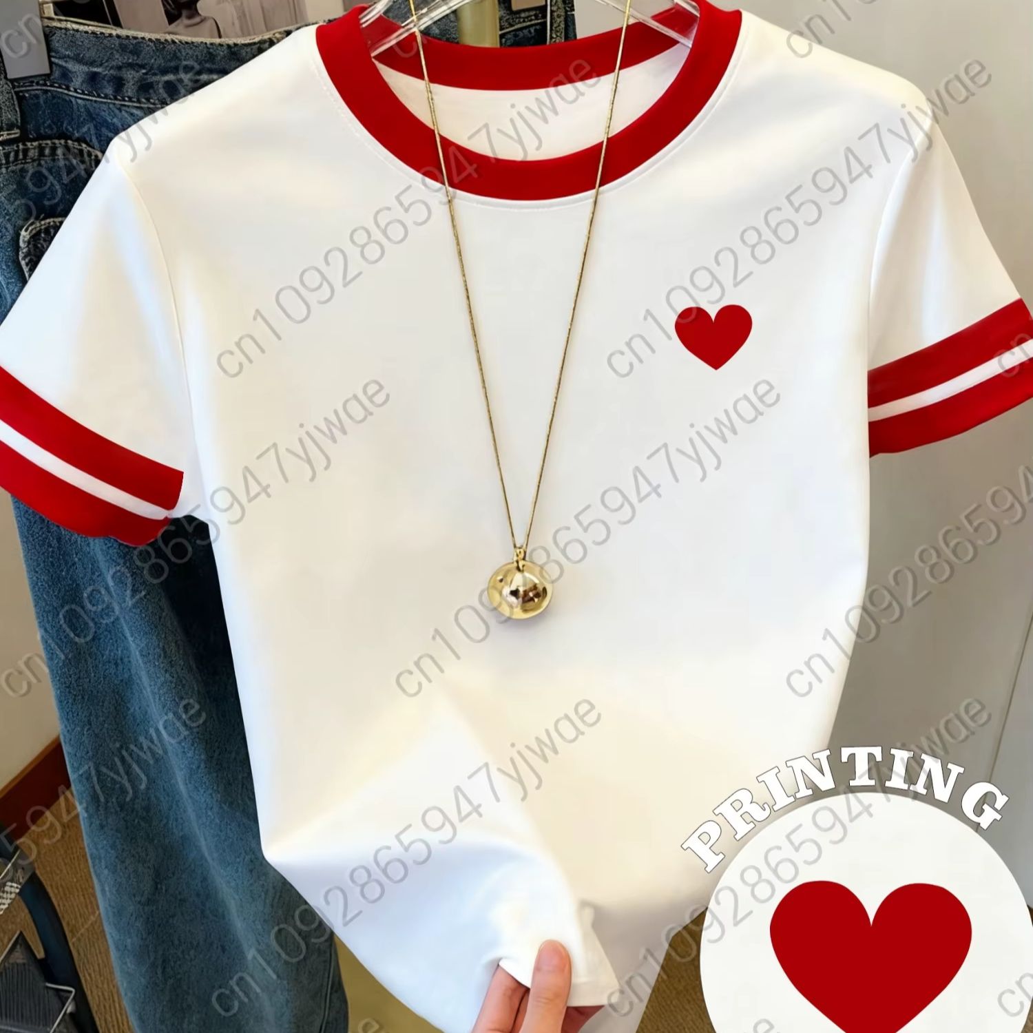 Summer Edition Clothing - Dames T-shirt met korte mouwen, Valentijnsdag