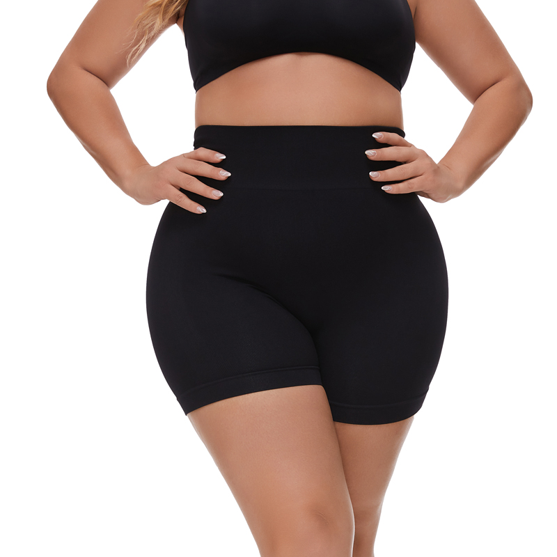 Summer Clothing Cheap - Grote Maat Dames Naadloze Shorts Hoge