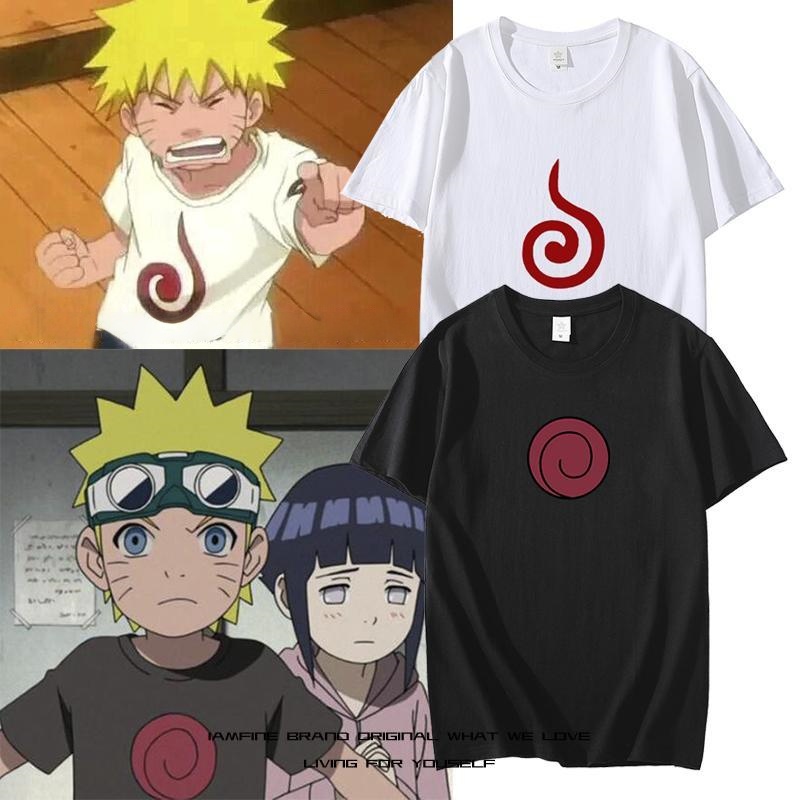 Summer Clothing Images - Klassieke anime-karakterafbeeldingen Uzumaki Naruto kinder-T-shirt katoen