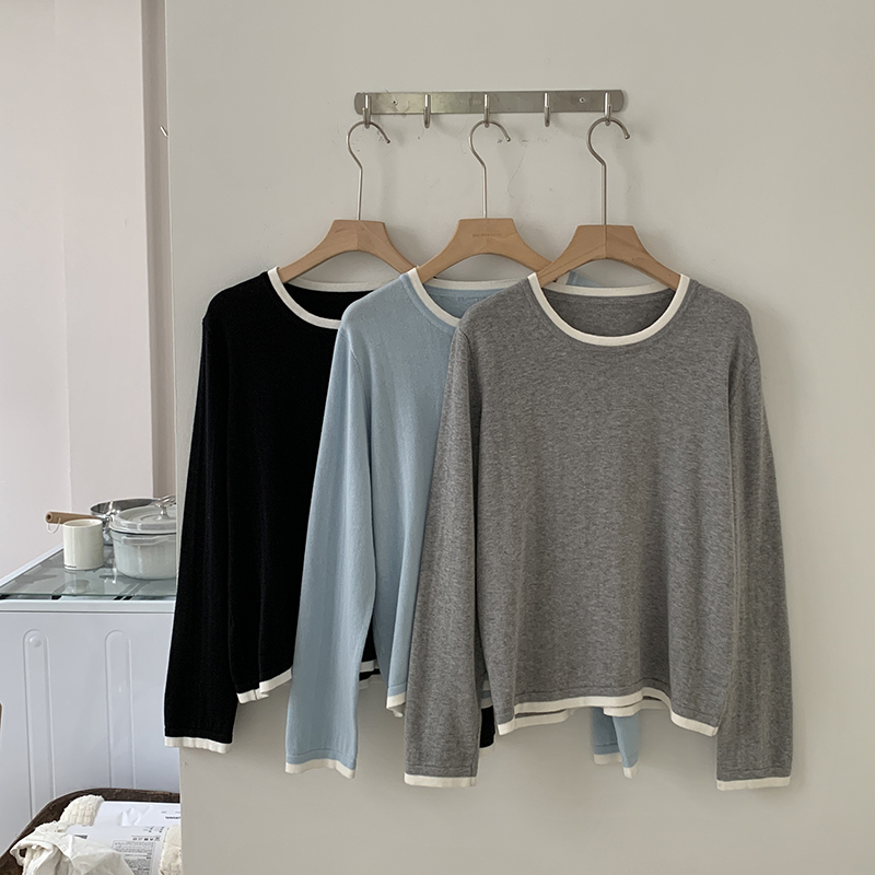 Summer Clothing Cheap - 100% katoenen dames shirt met O-hals,