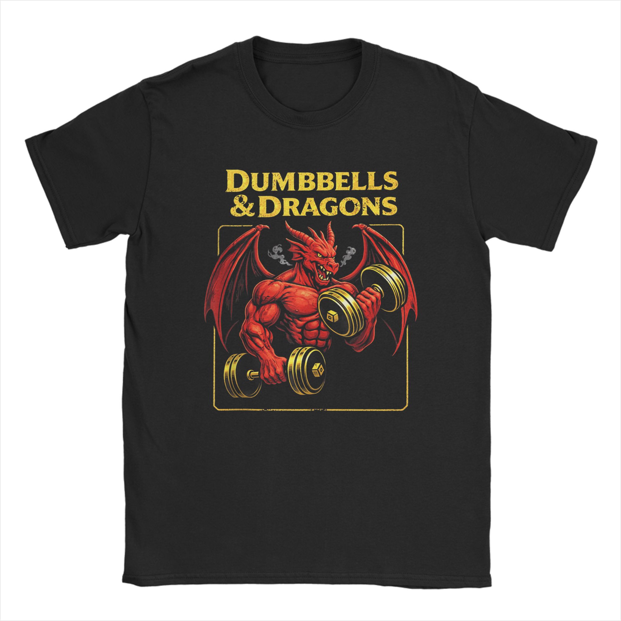Summer Clothing Ideas For Women - Dumbbells en Draken Gym T-shirt voor