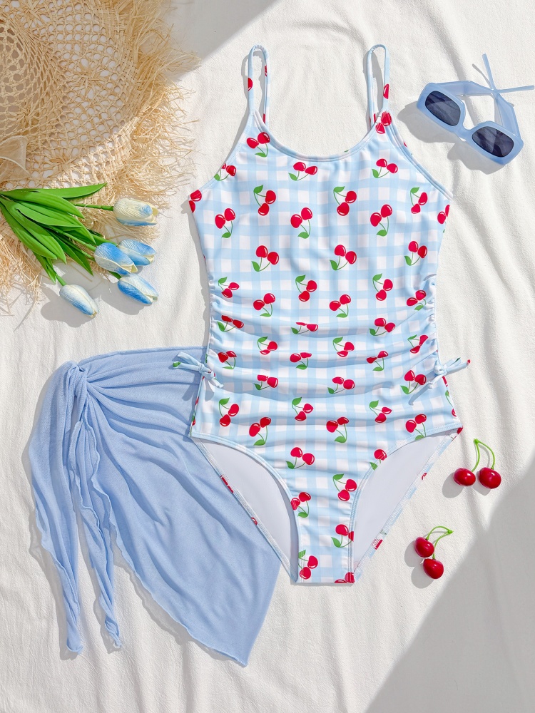 Swim Cover Up Mesh - Een Stuk Meisjes Kinderen Badpak 2026