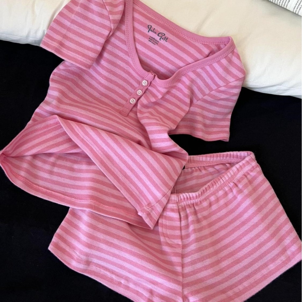 Roze gestreept T-shirt met kor - Summer House Clothing recensie en prijs
