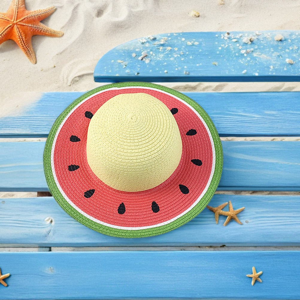 Meisjes Watermeloen Strohoed Z - Sun Hat Wide Brim recensie en prijs