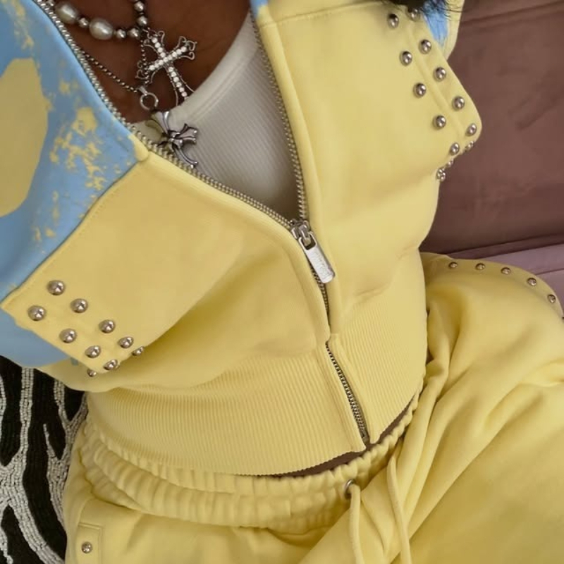 2-delige hoodie set, geel, zac - Summer Clothing Cheap recensie en prijs