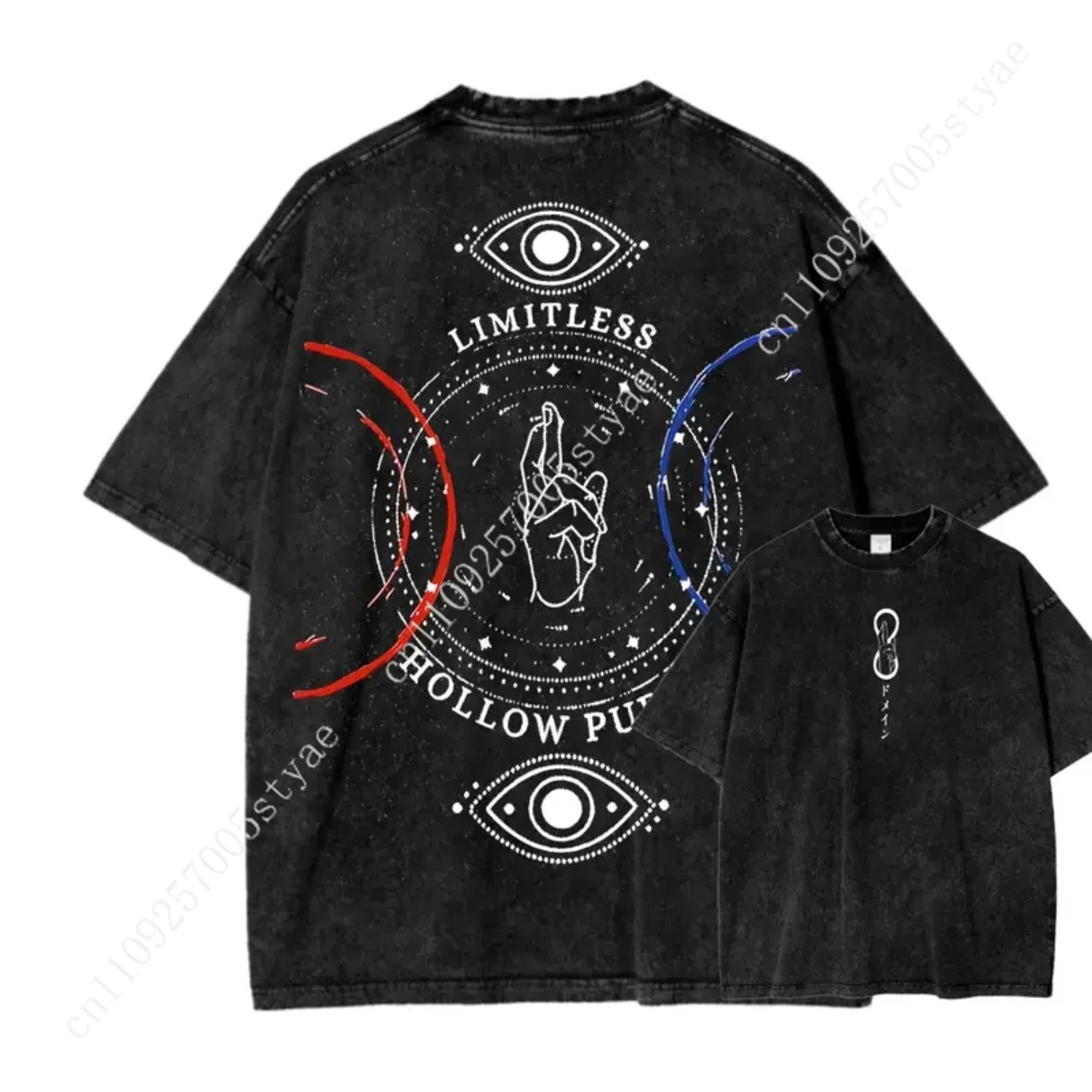 Anime Gojo Satoru Print T-shir - Yours Summer Clothing recensie en prijs