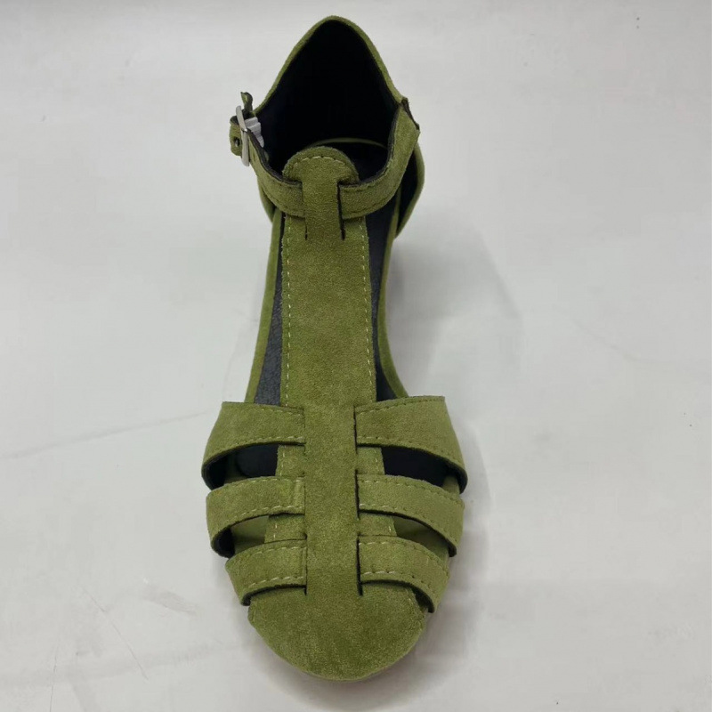 Dames Groene Suède Kitten Heel - Summer Clothing Stores recensie en prijs