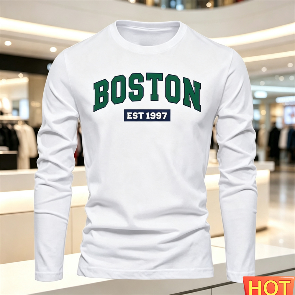 Herfst Zomer heren T-shirt met - Summer Clothing Mens recensie en prijs
