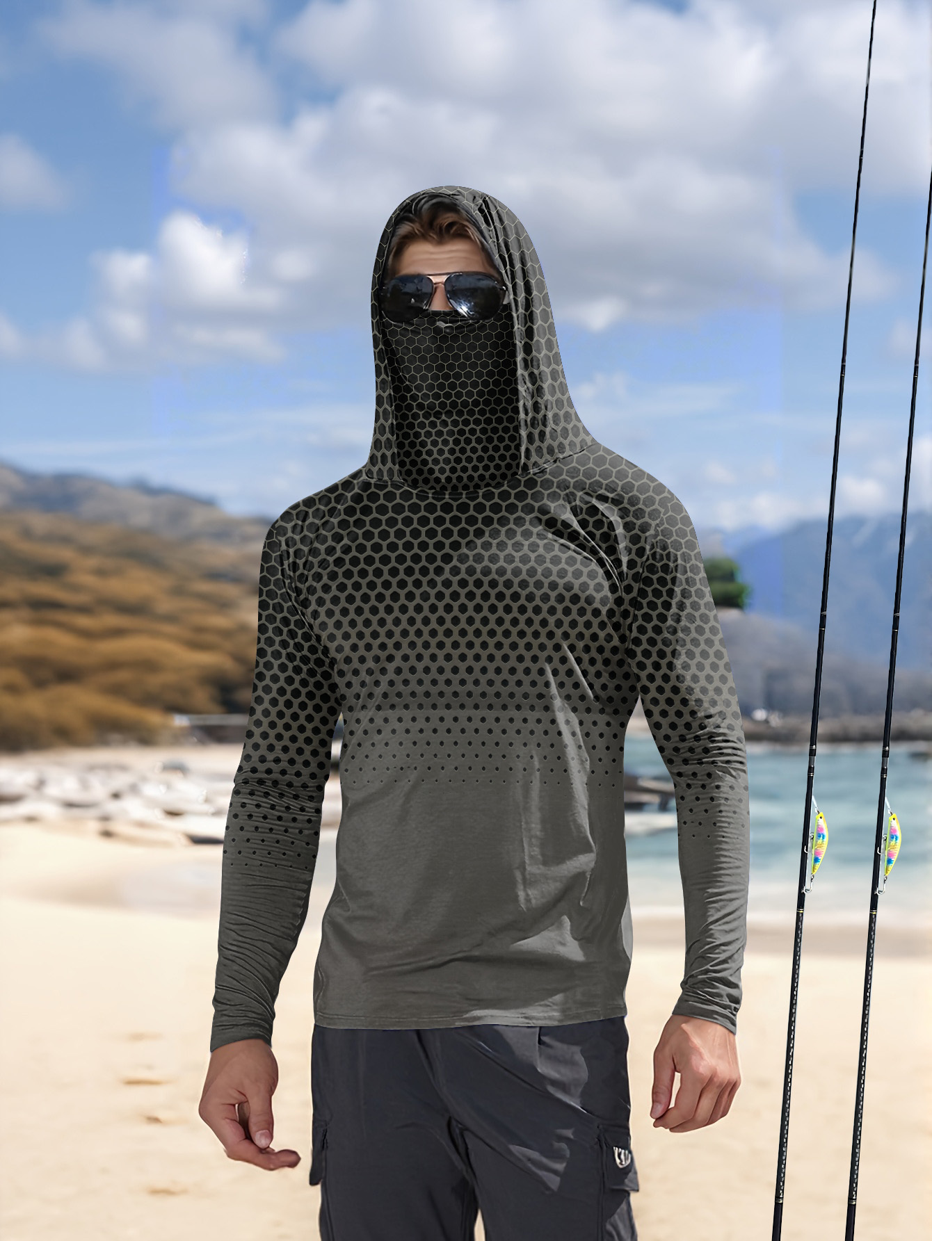 Heren Hood Fishing Shirt lange - Summer Clothing Mens recensie en prijs