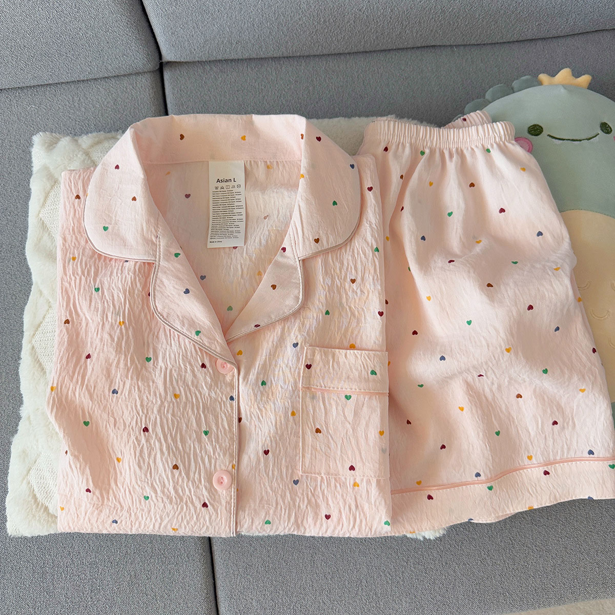 Dames bedrukte katoenen pyjama - Summer Clothing Cheap recensie en prijs