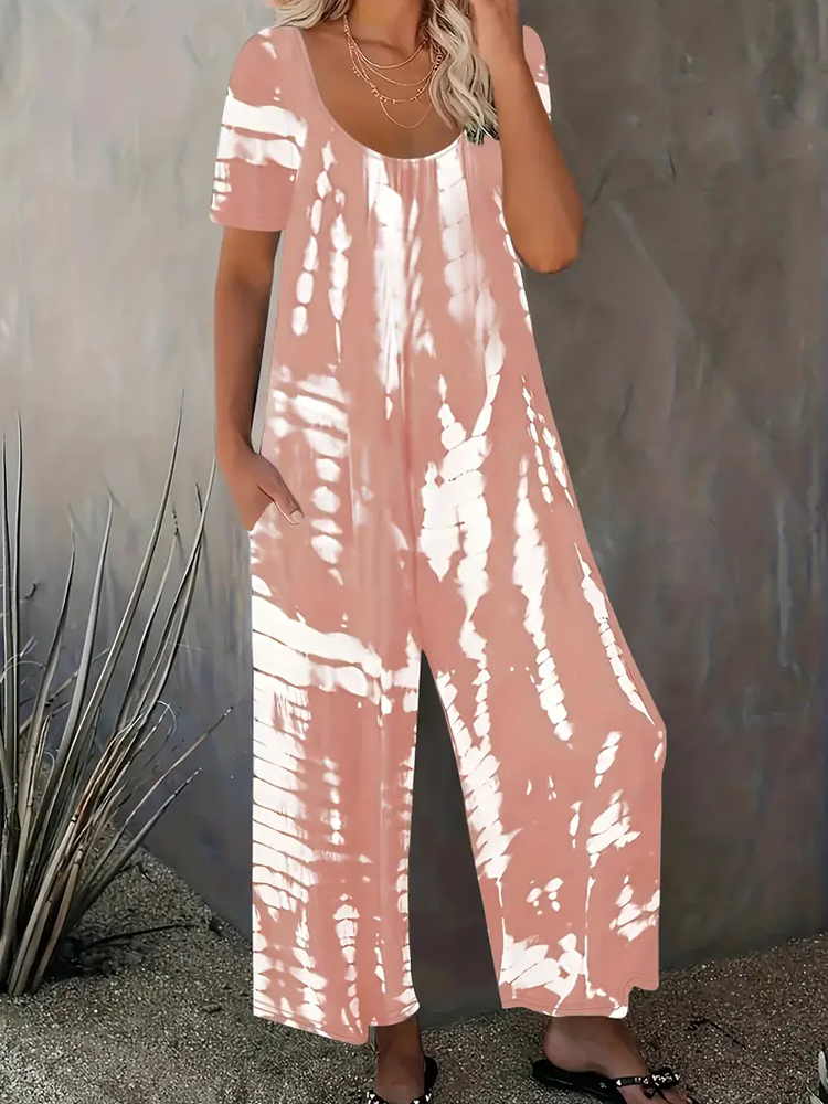 Plus Size Gestreepte Jumpsuit  - Summer Clothing Plus Size Women recensie en prijs