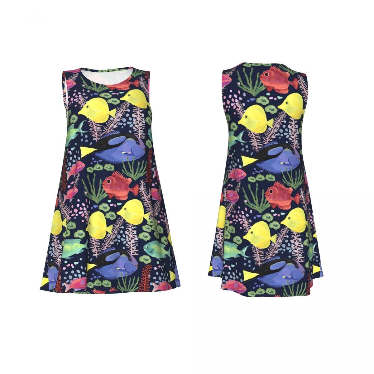 Zeevis Aquarium Jurk Kleurrijk - Summer Clothing Ideas For Women recensie en prijs
