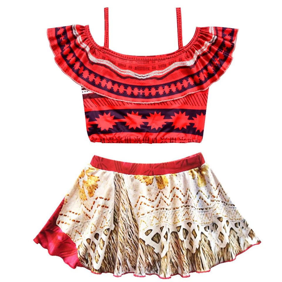 Zomer Fee Prinses Moana Cospla - Summer Clothing For Kids Girls recensie en prijs