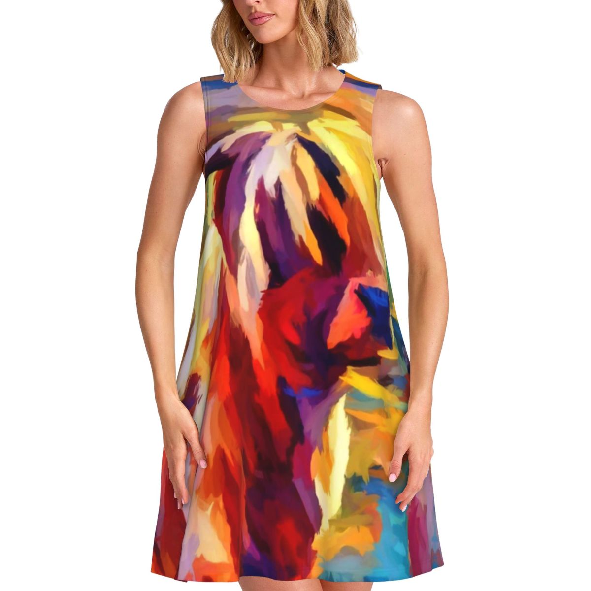 Highland Cow Casual Jurk Kleur - Summer Clothing Ideas For Women recensie en prijs