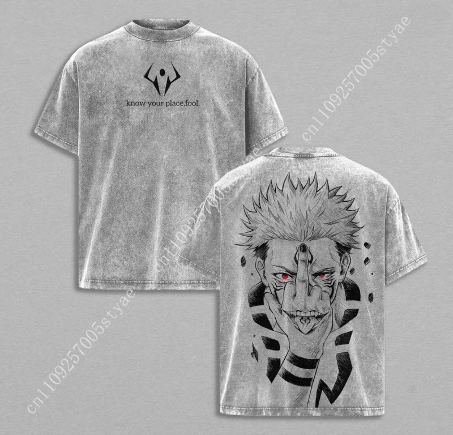 Anime Ryomen Sukuna Grafische  - Yours Summer Clothing recensie en prijs