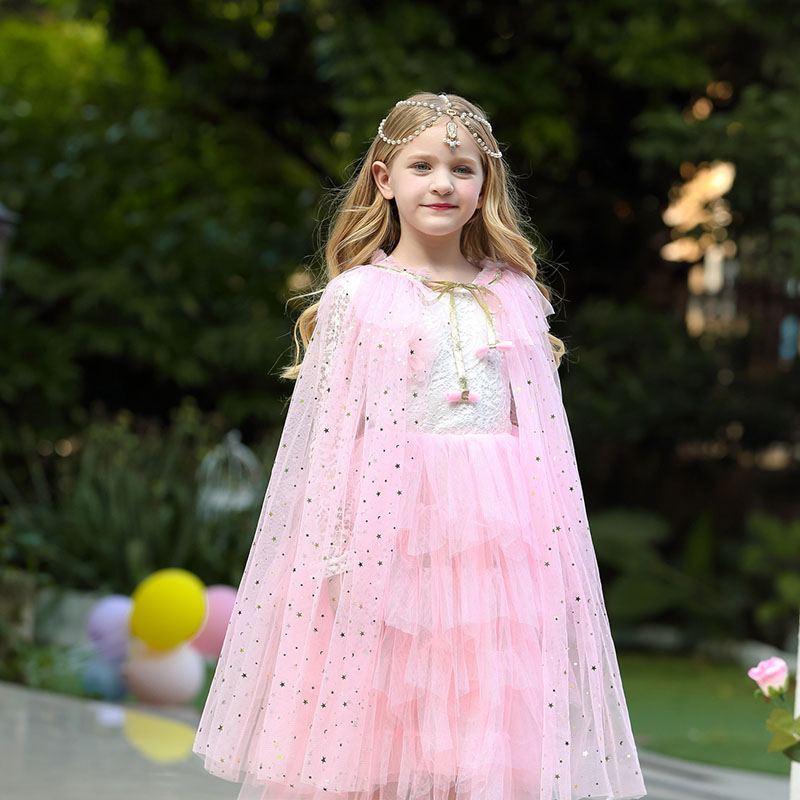 Meisjes Prinses Cape Kinderen  - Summer Clothing For Kids Girls recensie en prijs