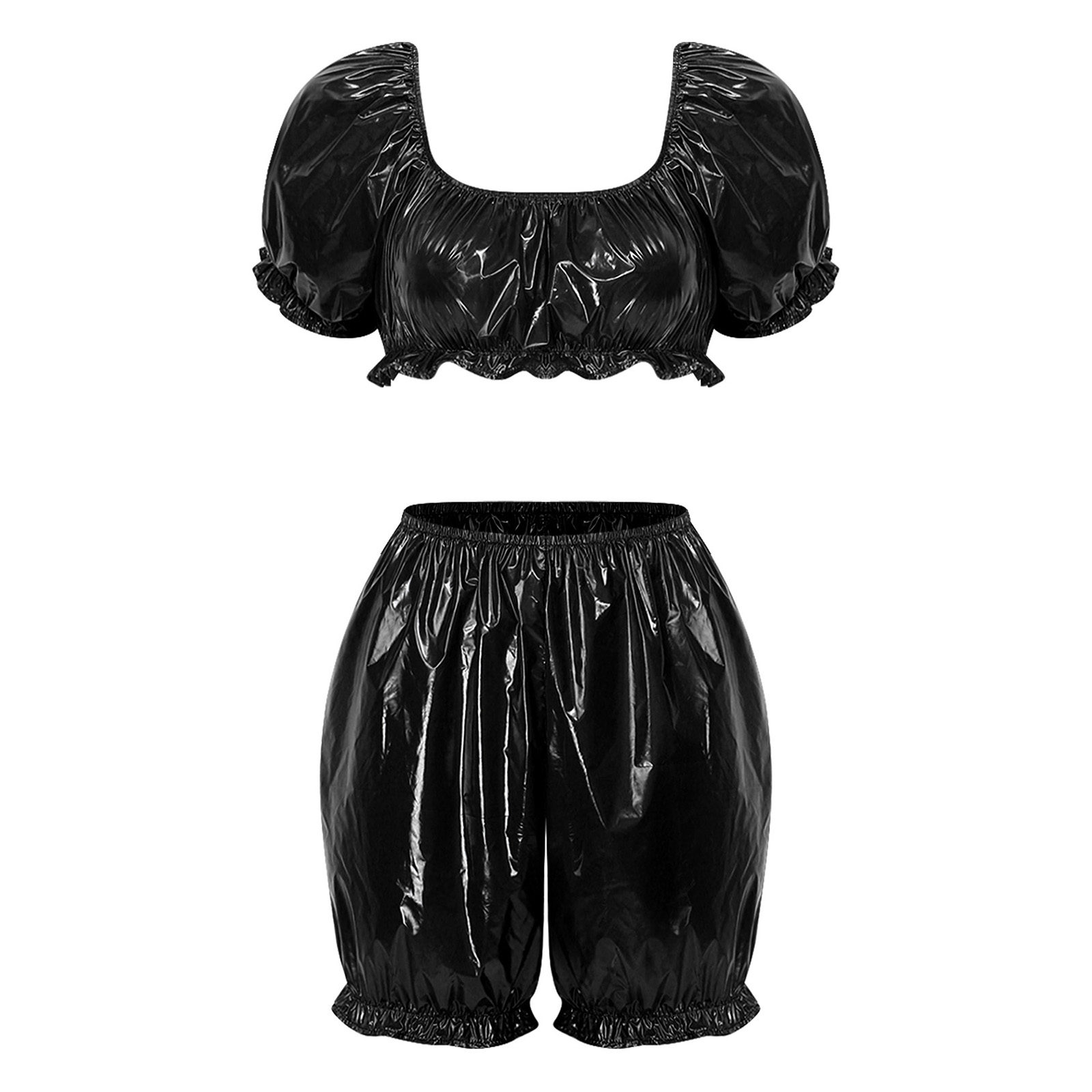 Dames Wetlook PU Leder Clubkle - Summer Clothing Cheap recensie en prijs